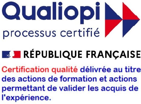 logo qualiopi 2021 avec texte cadrage serré